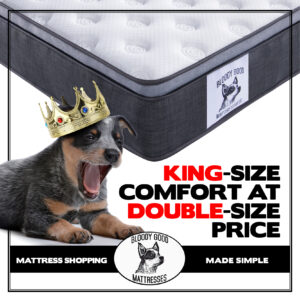 Sleep bigger and save better! For a limited time, upgrade to a King mattress for the price of a Double—saving you $300. Use code King4Double at checkout and enjoy premium comfort without the premium price.